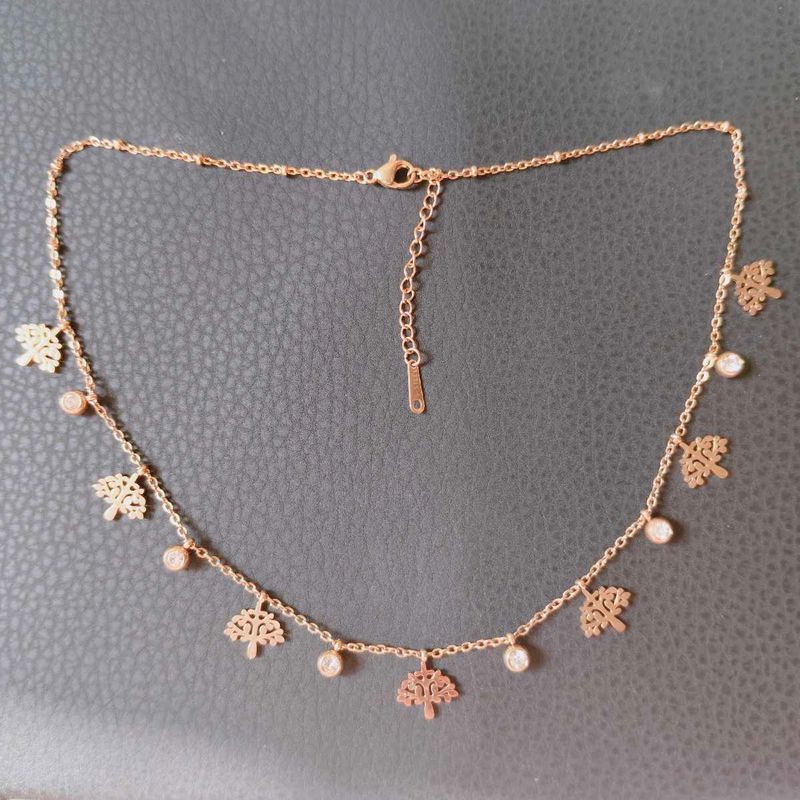 Rose Gold Tree of Life Necklace