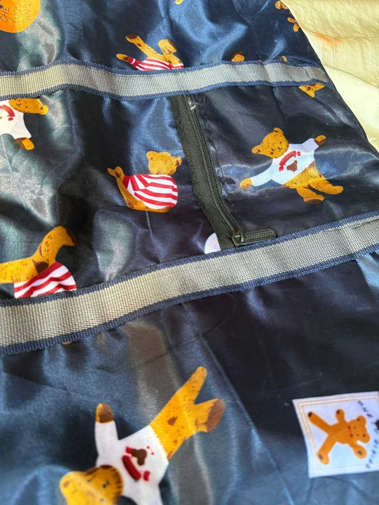 Vintage Teddy Bear Print Jacket