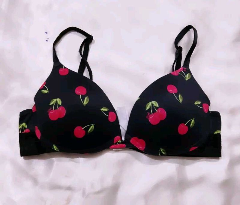 Cherry Print Bra