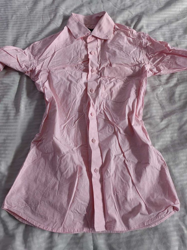 Pink Striped Shirt