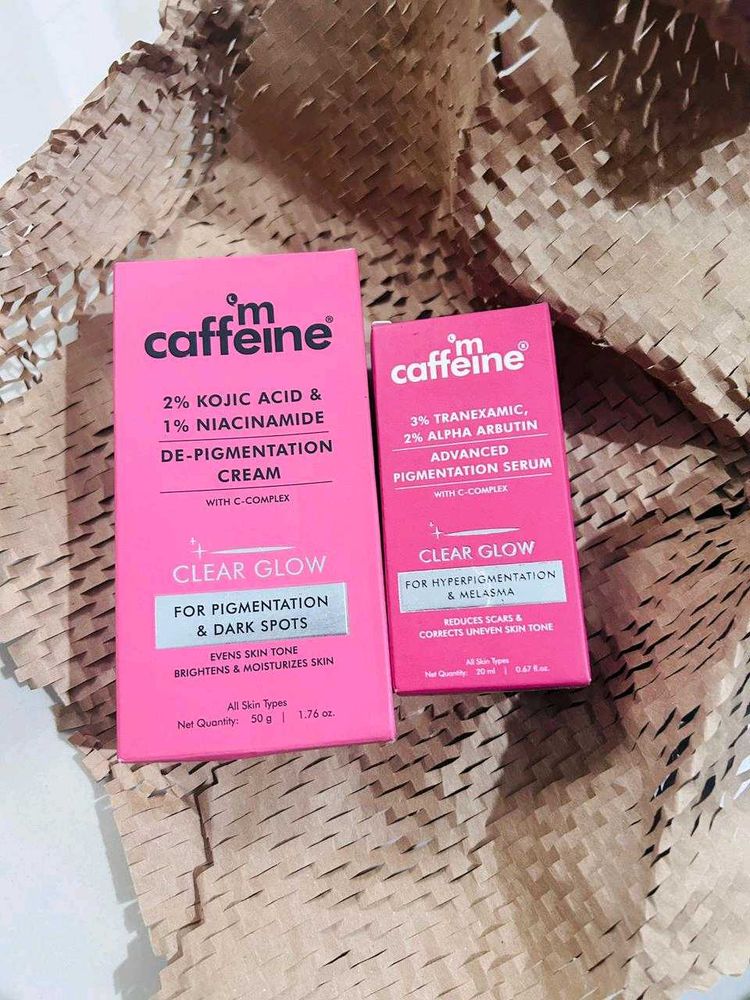 Mcaffeien Moisturizer Serum Combo