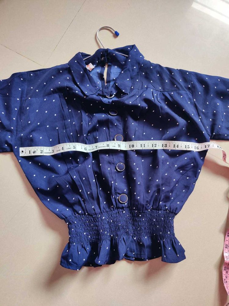 Cute Polka Dot Blouse