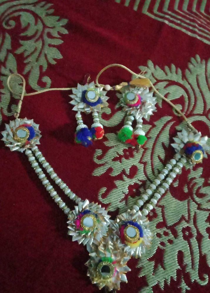 Gota Patti Multi Necklace