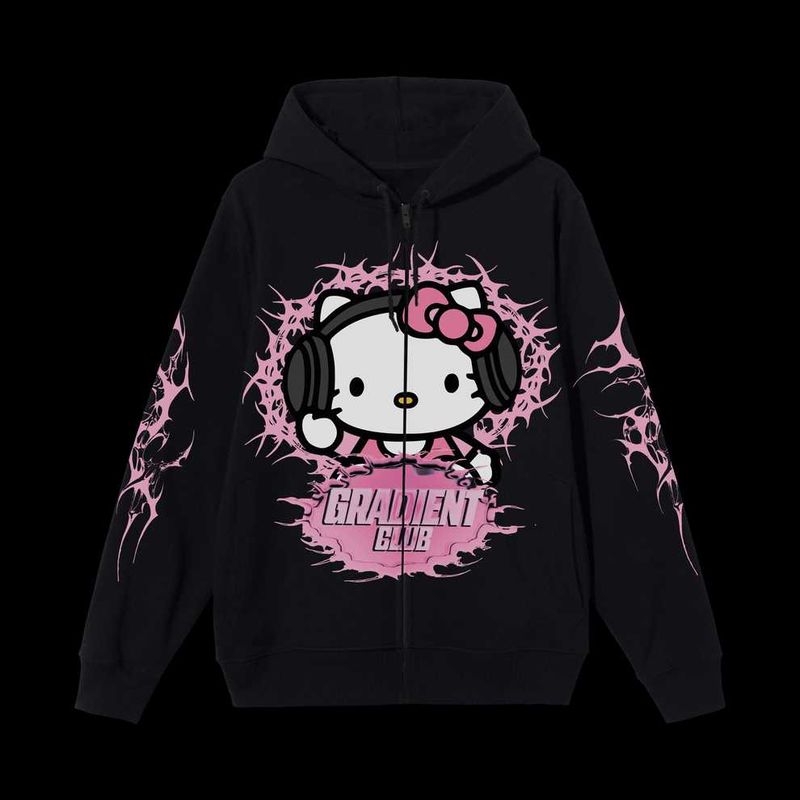 Hello Kitty Zip-Up Hoodie