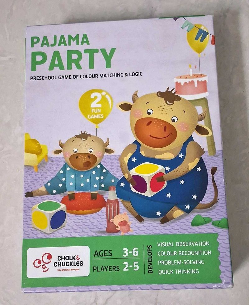Chalk and Chuckles Pajama Party Game