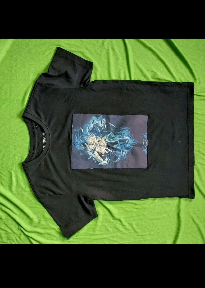Here And Now Anime Print Tshirt