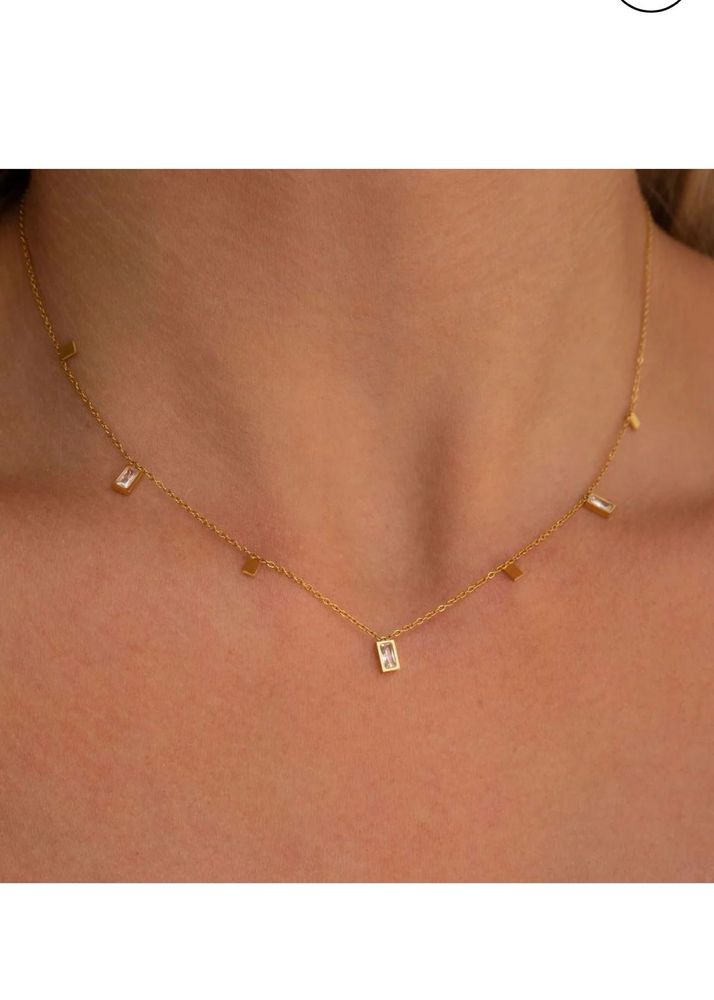 Catherine Gold Tone Dainty Necklace