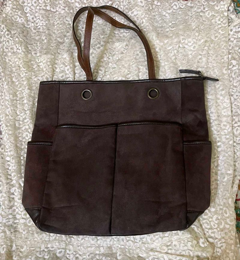 Vintage Brown Tote Bag