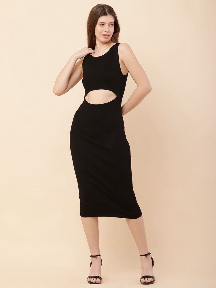Cut Out Black Dress Size Available