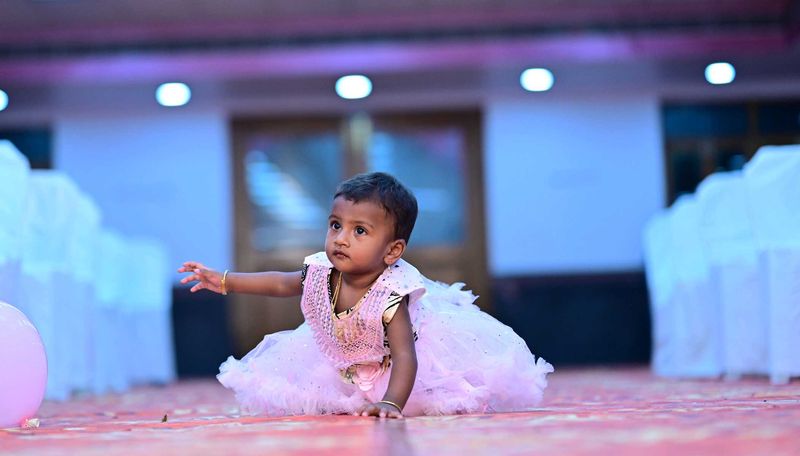 🌸 Combo of 2 Beautiful Party Frocks – 1-2 Years