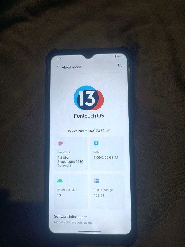 iQOO Z3 5G - 128GB Storage