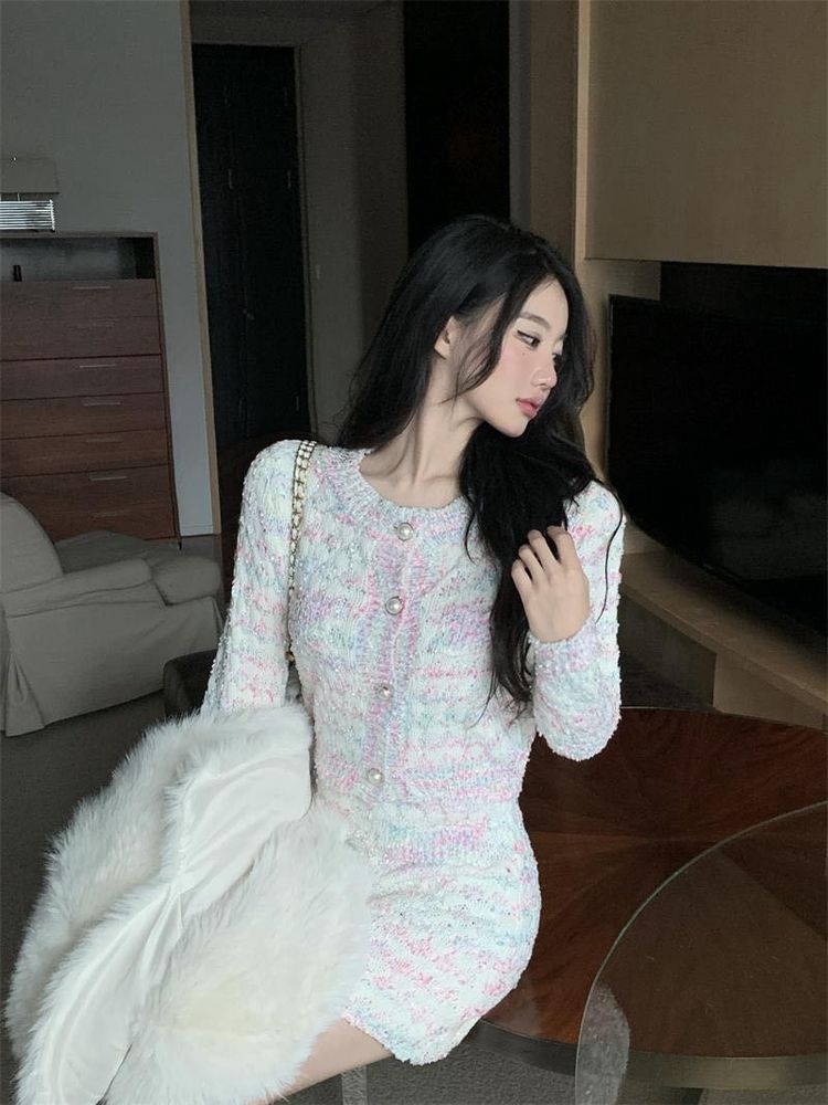 Crop Korean Knit Cardigan