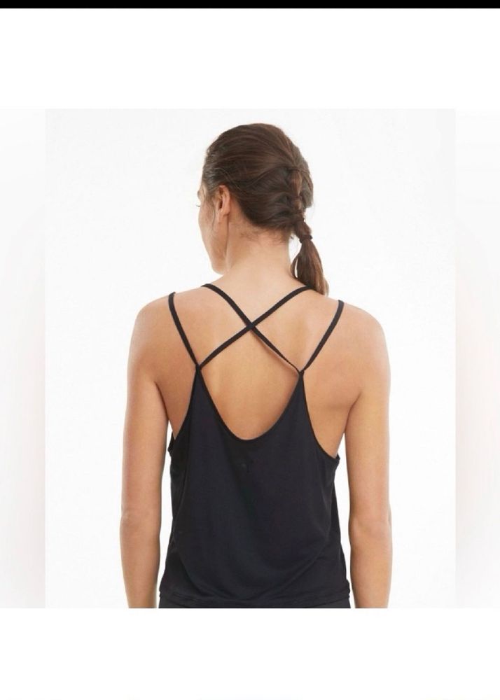 Puma Black Studio GrapheneStrappy TankYoga Top