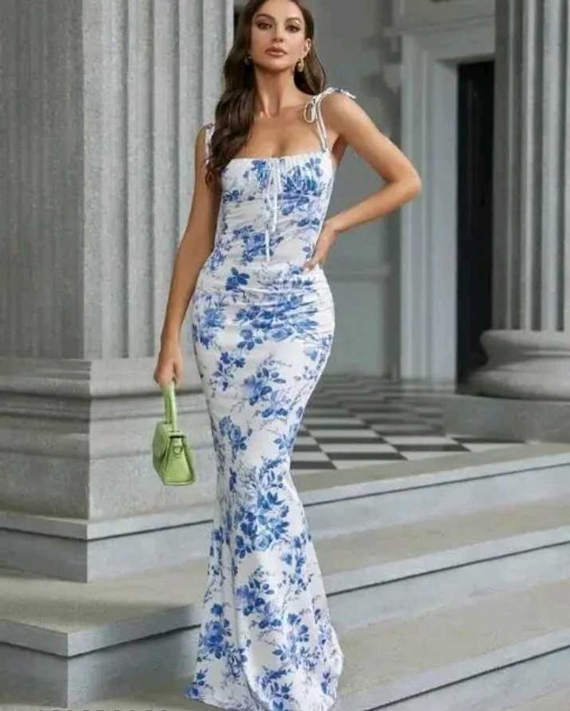Floral Print Maxi Dress