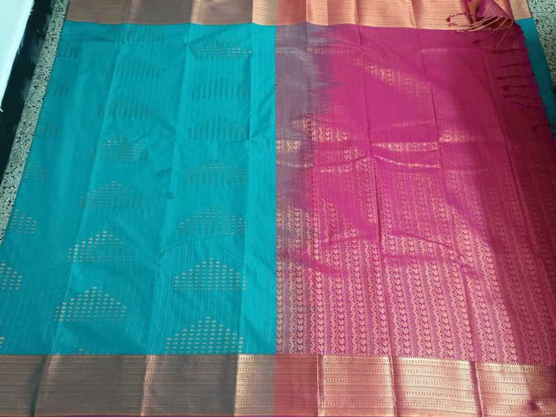 Elegant Soft Silk Saree with stains
