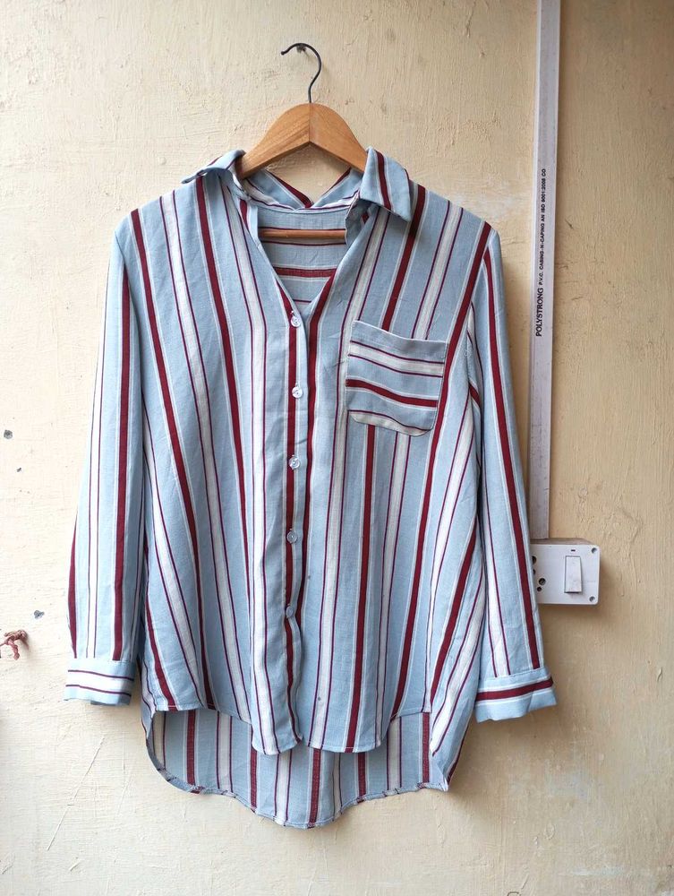 Korean Striped Casual Shirt (Women)