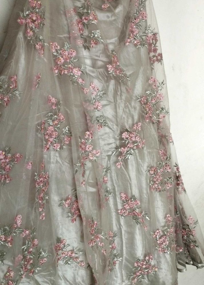 Floral Embroidered Fabric