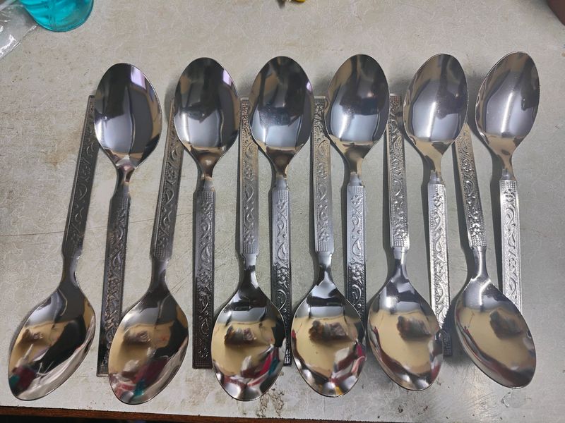 (Pack Of 12) Stainless Steel Spoons