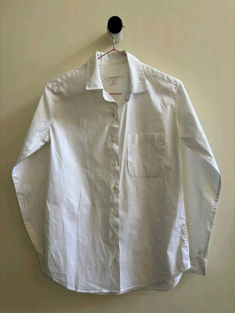 White Button-Down Shirt