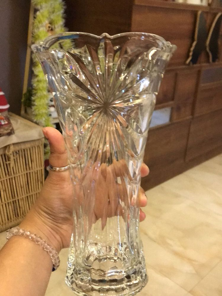 Crystal Glass Vase