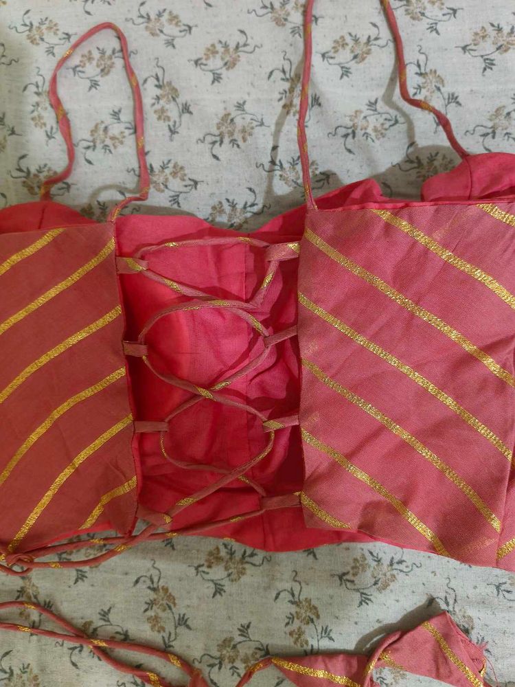 Pink Backless blouse