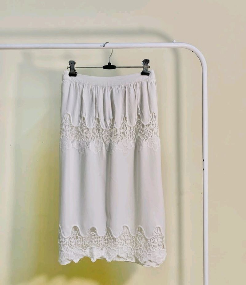 White Pinterest Skirt