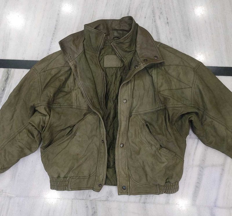 Vintage Style Olive Green Jacket
