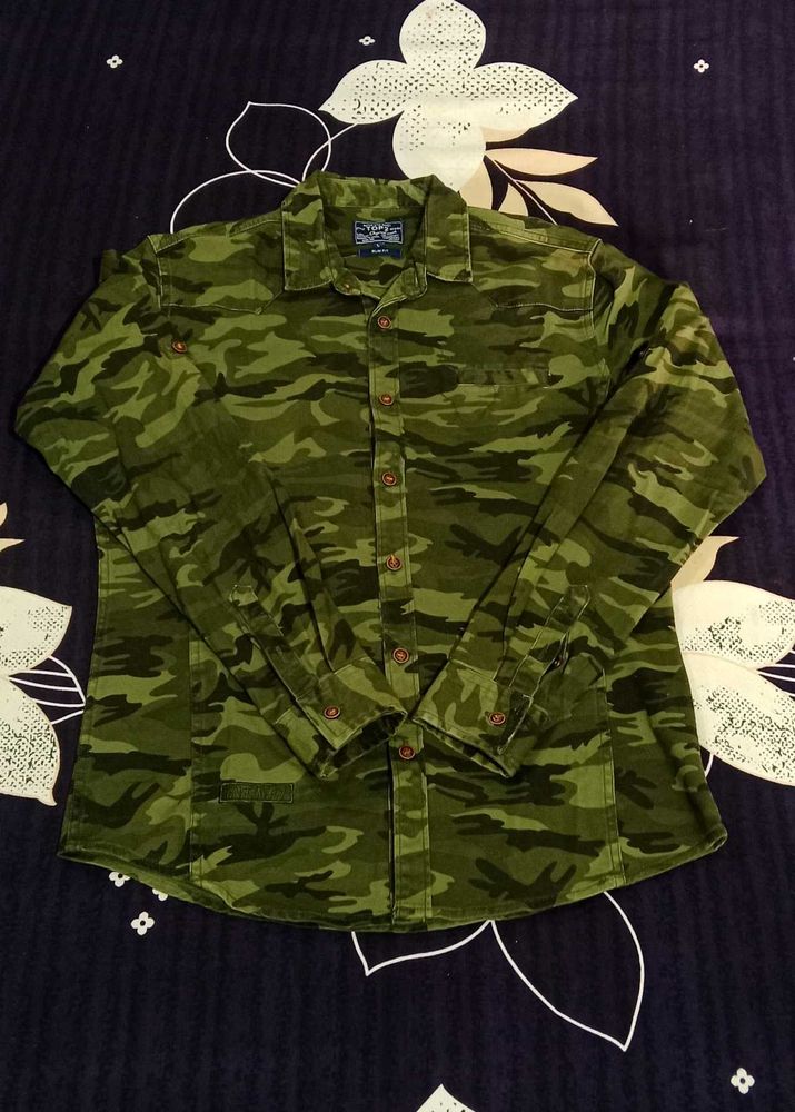Camo Print Shirt