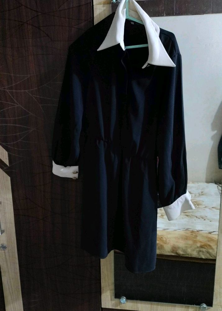 Black-White Set Of Top And Jeans