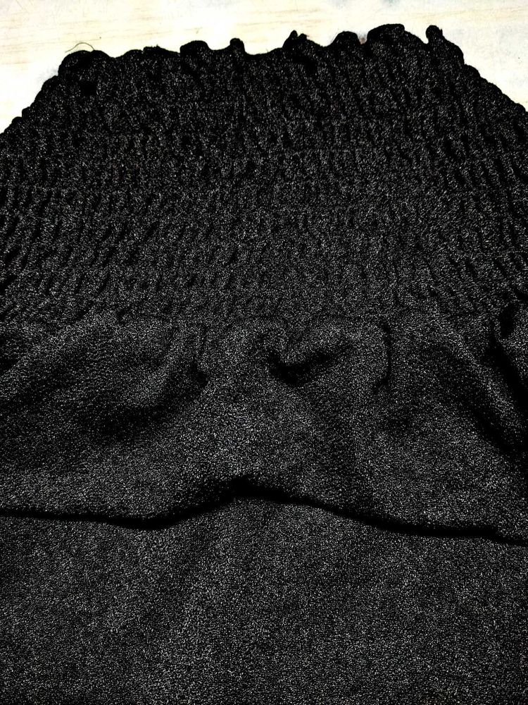 Gray Off-Shoulder Long Sleeve Top