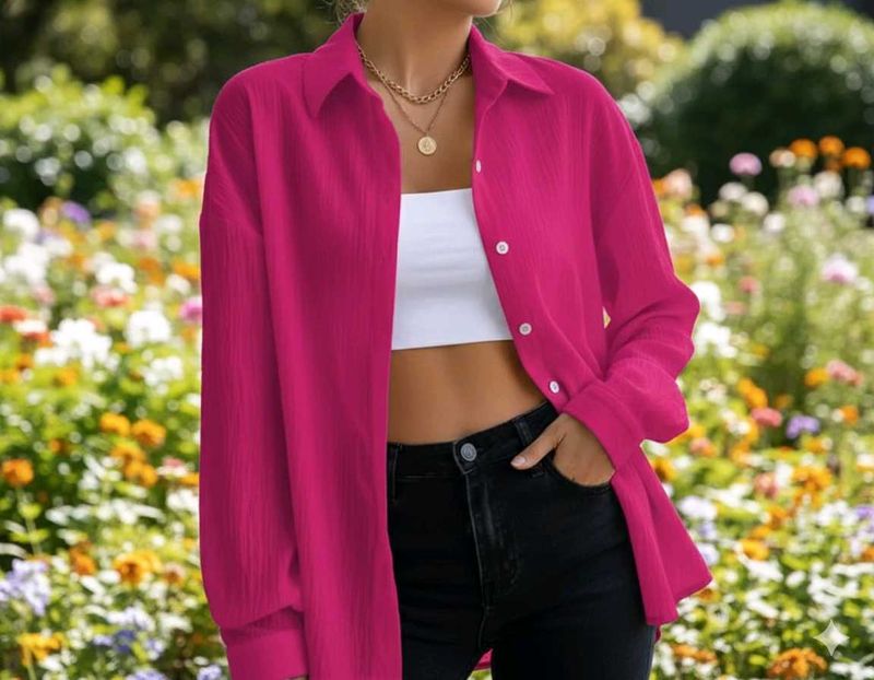 Stylish Pink Shirt all sizes