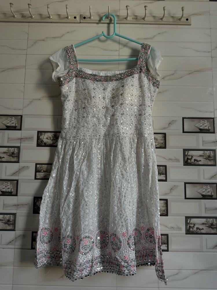 White Embellished Dress