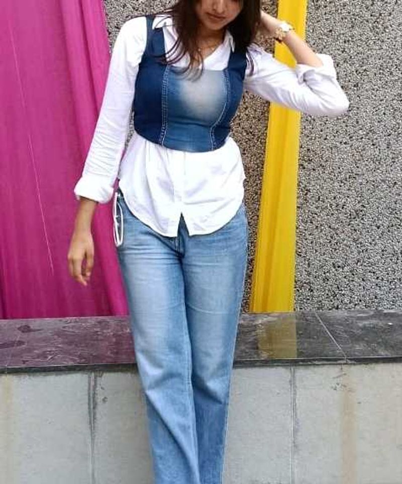 Denim Corset