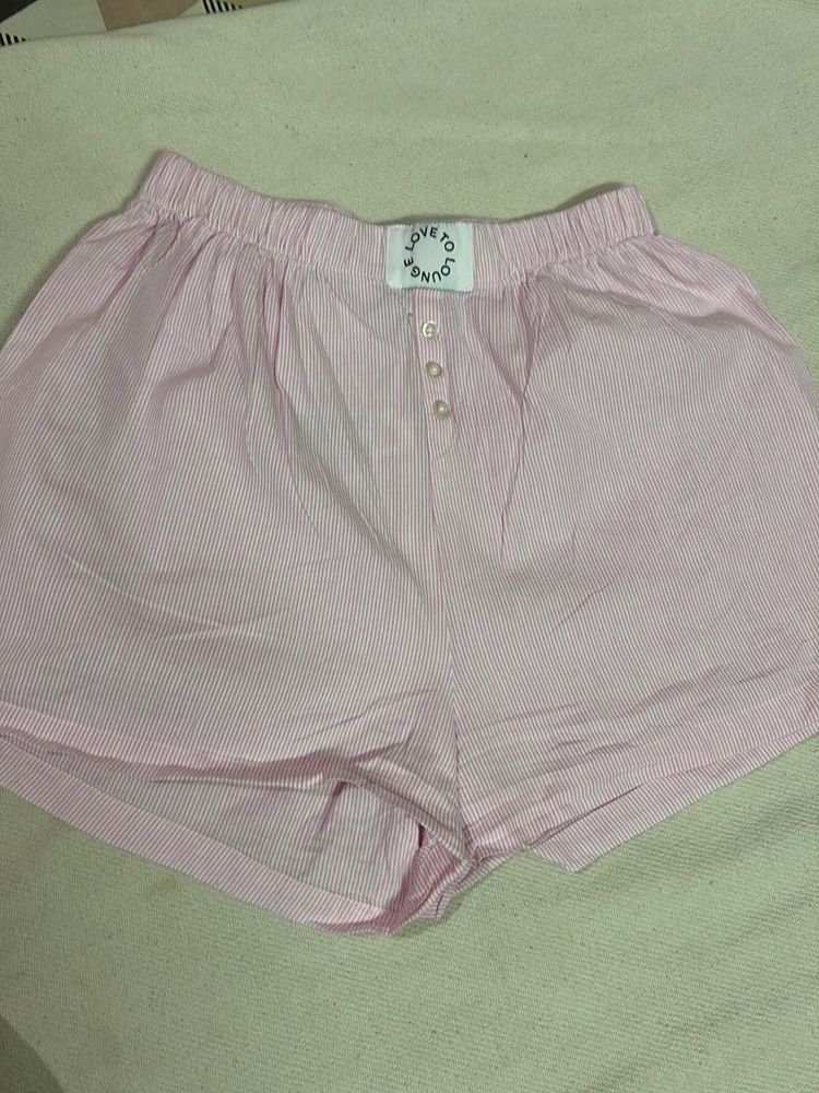 Striped Lounge Shorts