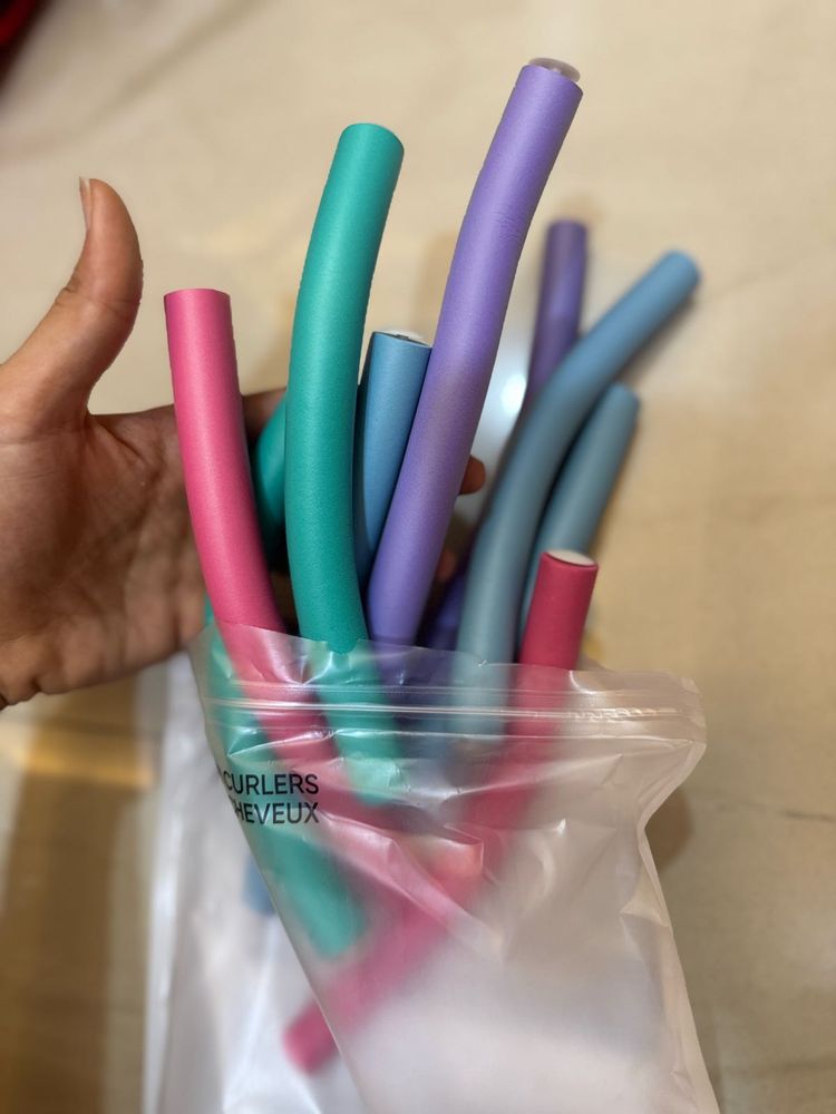 Hair Curlers - Colorful Set