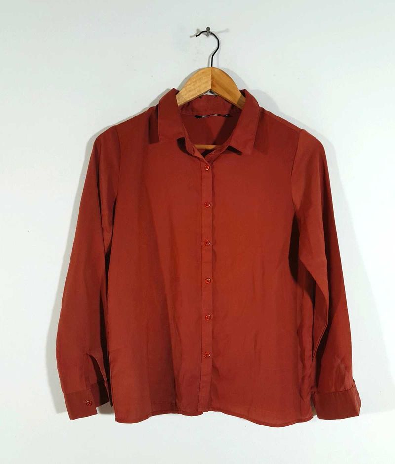 Rust Color Shirt For Women