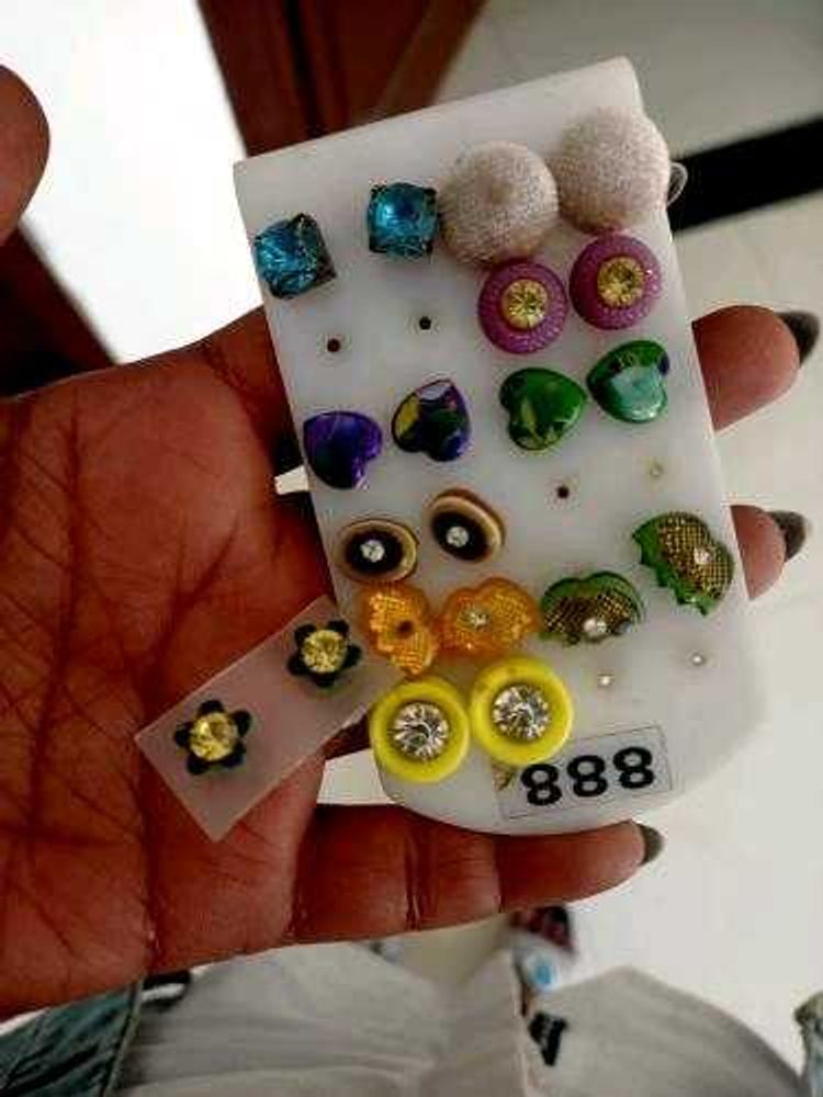 10 Pcs Combo Earings