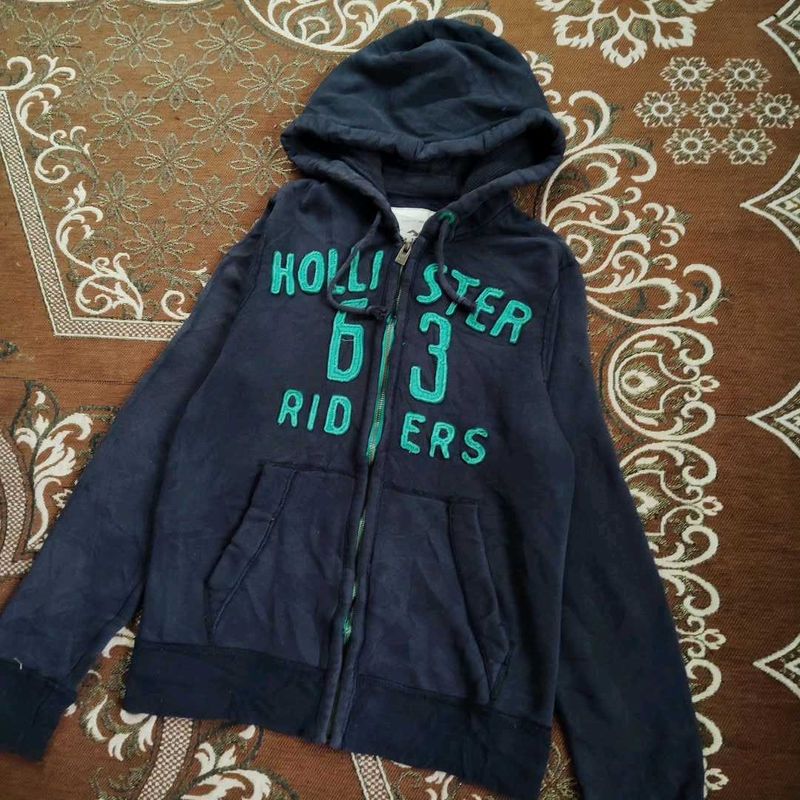 Hollister Hooded Zipper Upper For Mens And Womens
