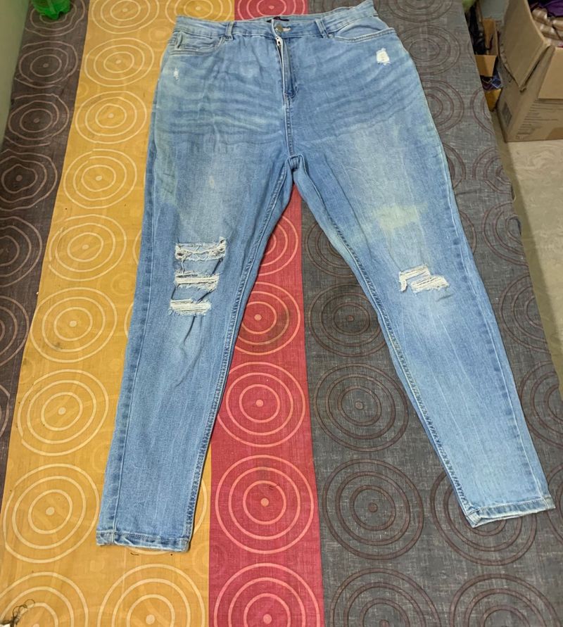 patch work jeans