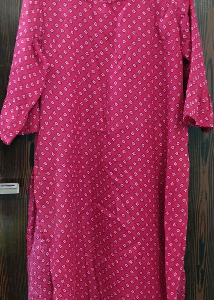 Beautiful Pink Anouk Long Kurta