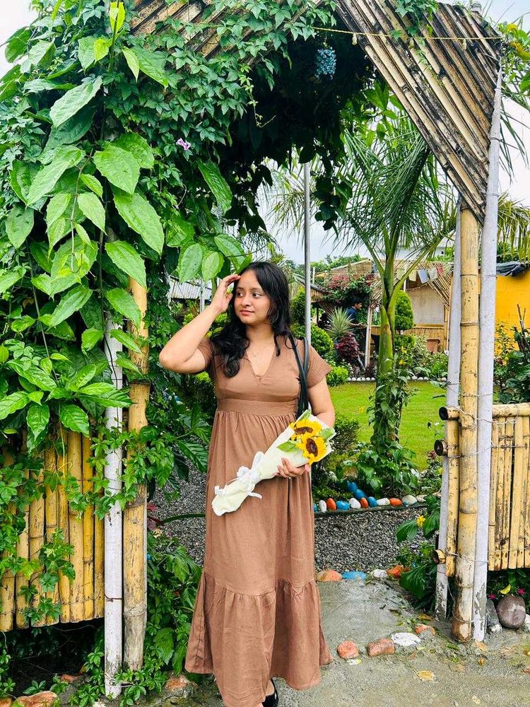 Brown Maxi Dress