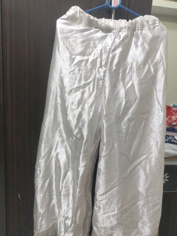 Elegant White Palazzo Pants