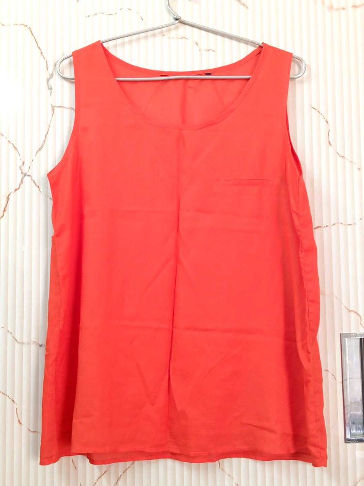 New Orange Tank Top