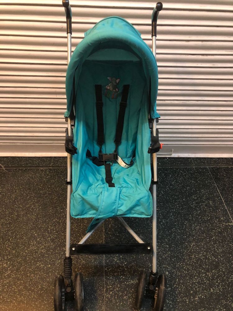 Teal Compact Baby Stroller