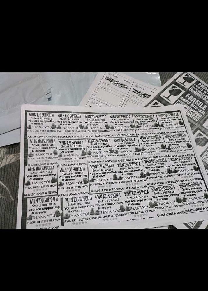 25 Shipping Label Etc.