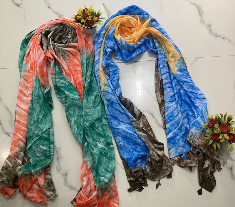 Pack Of 2 Cotton Duppta Full Length