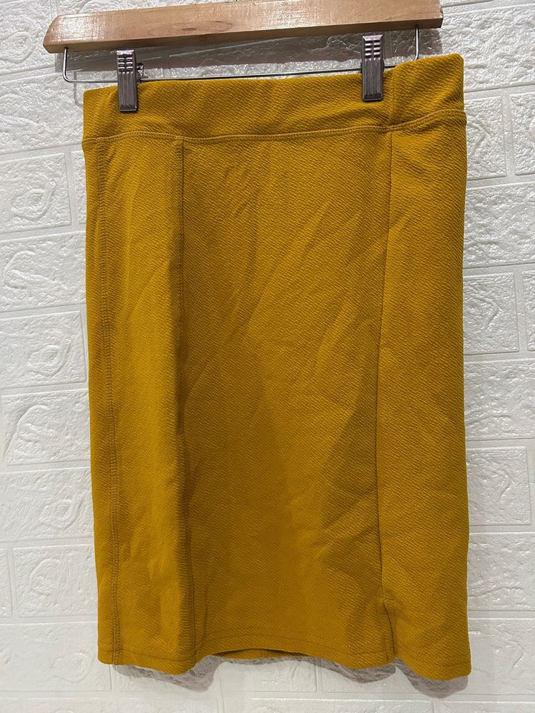 Mustard Yellow Skirt