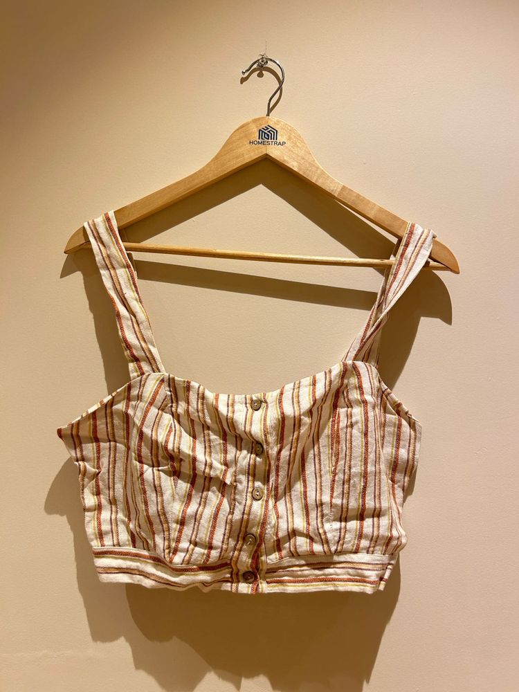Striped Crop Top