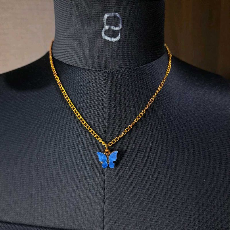 Butterfly Pendant Necklace