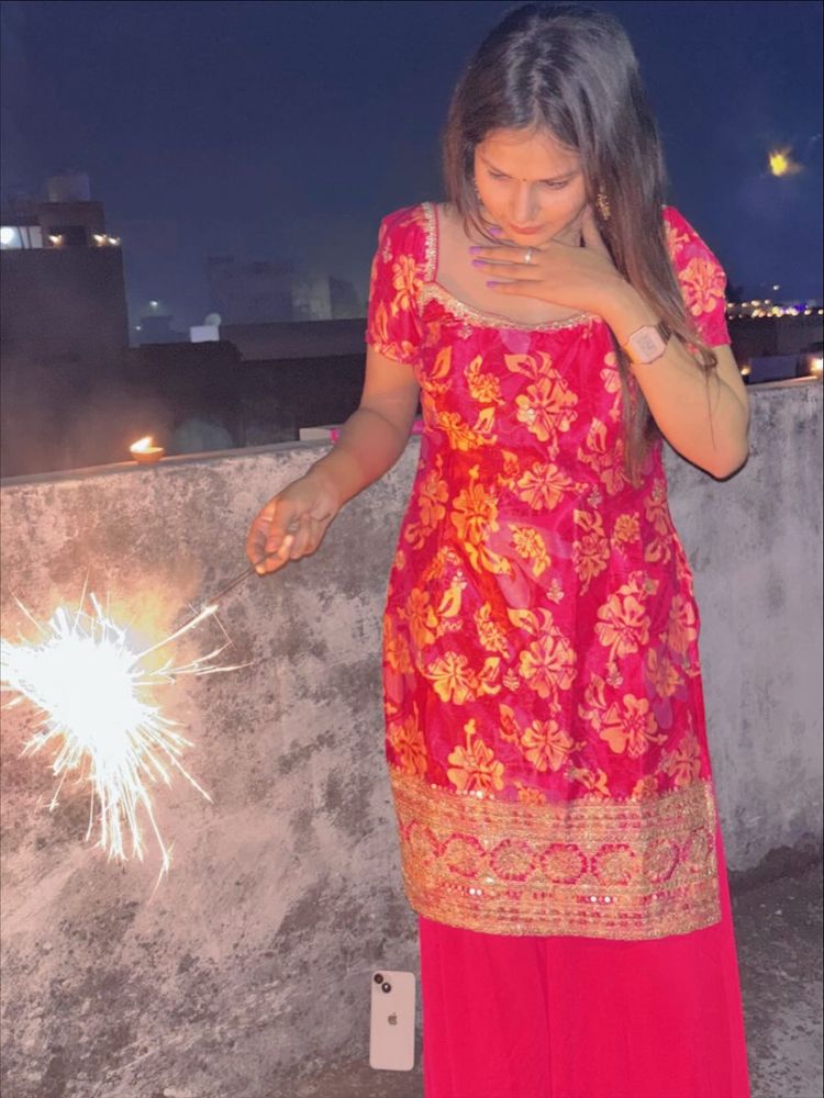 Festive Pink Kurta Set